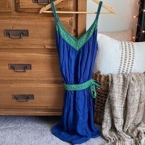 Ella Moss Blue Green Dress